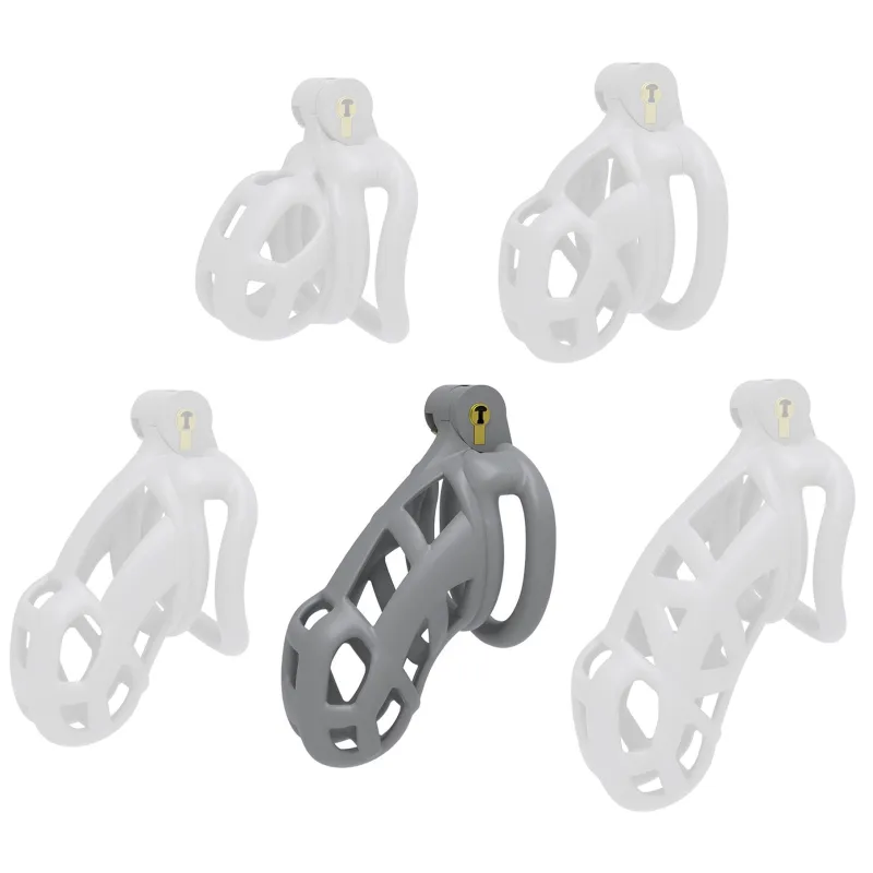 CockLock Cage Aspic XL Grise 10.5 x 3.7cm